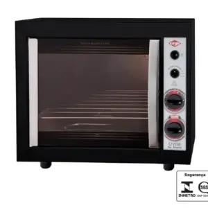 Forno Elétrico de Bancada Layr Crystal Plus Advanced 46L Preto 1750W Forno Elétrico de Bancada Layr Crystal Plus Advanced 46L Preto 1750W