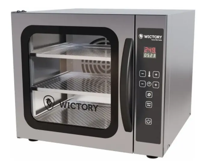 Forno Elétrico Mini Convector Wictory 3 Esteiras Sem Vapor