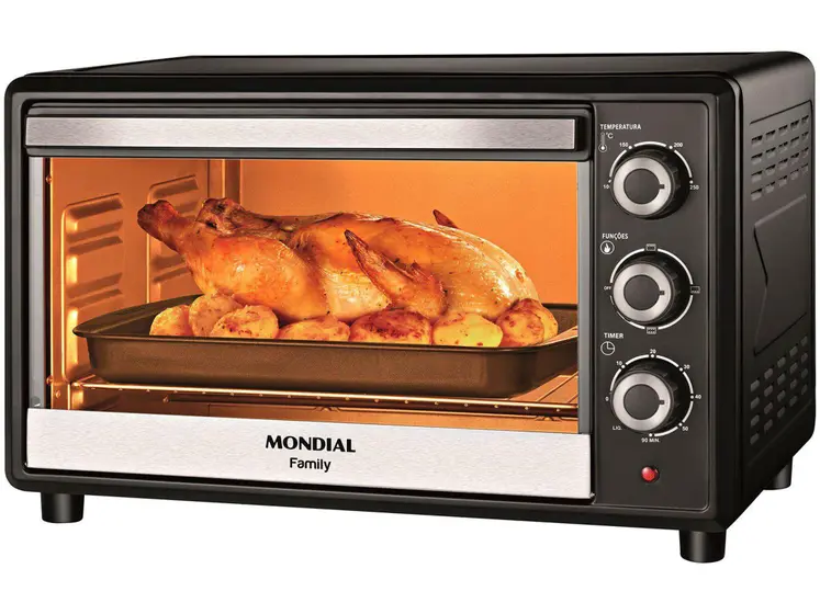 Forno Elétrico de Bancada Mondial Family 36L com Timer FR-17