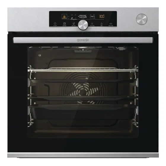 Forno Elétrico de Embutir Gorenje HomeMade Multifunções 77L Air Fry e Modo Sabbath Inox 60cm 220V BSA6747A04XBRWI