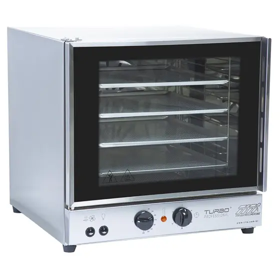 Forno Elétrico Turbo Profissional Titã com 4 Assadeiras 220V