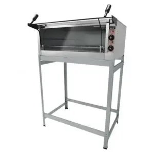 Forno Elétrico Guilhotina Metalmaq com Cavalete 1 Câmara 80×60 Inox Forno Elétrico Guilhotina Metalmaq com Cavalete 1 Câmara 80×60 Inox