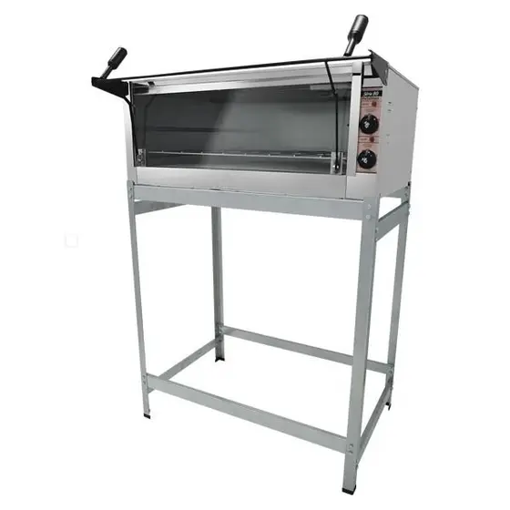 Forno Elétrico Guilhotina Metalmaq com Cavalete 1 Câmara 80×60 Inox