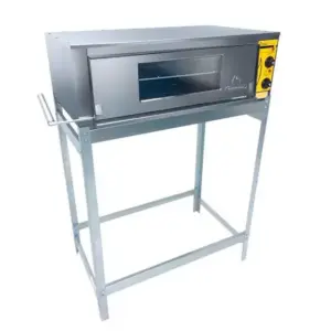 Forno Elétrico Industrial Metalmaq 1 Câmara 20cm Pedestal Inox FIE1C70x50 Forno Elétrico Industrial Metalmaq 1 Câmara 20cm Pedestal Inox FIE1C70x50
