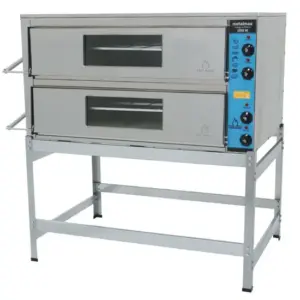 Forno Elétrico Industrial Metalmaq 2 Câmaras 20cm Inox FIE2C90x70 Forno Elétrico Industrial Metalmaq 2 Câmaras 20cm Inox FIE2C90x70