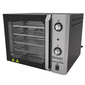 Forno Elétrico Industrial Convector Venâncio Smart Basic 4 Esteiras Galvanizado Preto 127V FCSB4E Forno Elétrico Industrial Convector Venâncio Smart Basic 4 Esteiras Galvanizado Preto 127V FCSB4E