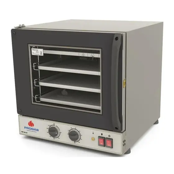 Forno Elétrico Industrial Turbo Progás Fast Oven Preto 220V PRP-004