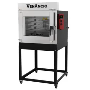 Forno Elétrico Industrial Turbo Venâncio Twister 5 Esteiras com Cavalete Monofásico 220V FVT5E Forno Elétrico Industrial Turbo Venâncio Twister 5 Esteiras com Cavalete Monofásico 220V FVT5E