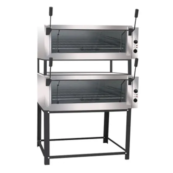 Forno Elétrico de Lastro Duplo Venâncio Roma 1,10m com Pedra Refratária FERID110