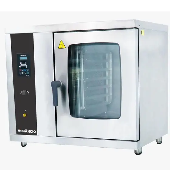 Forno Elétrico Combinado Venâncio Don Bidone 6 GN Trifásico 380V FCDB6E