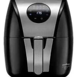Fritadeira Elétrica Air Fryer Britânia Digital Inox Preto 1500W 127V BFR41PI