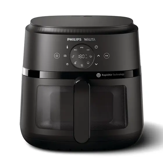 Fritadeira Elétrica Air Fryer Philips Walita Série 2000 XL Digital Preta 1700W 220V NA230/09