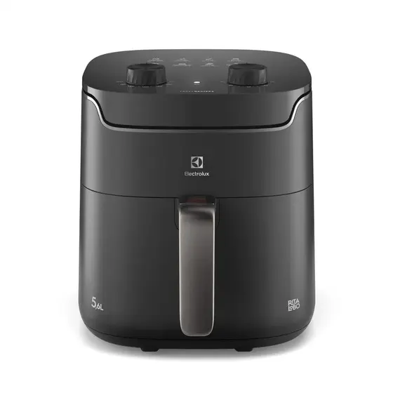 Fritadeira Elétrica Air Fryer Electrolux Efficient Grafite 5,6L 1400W 127V EAF40