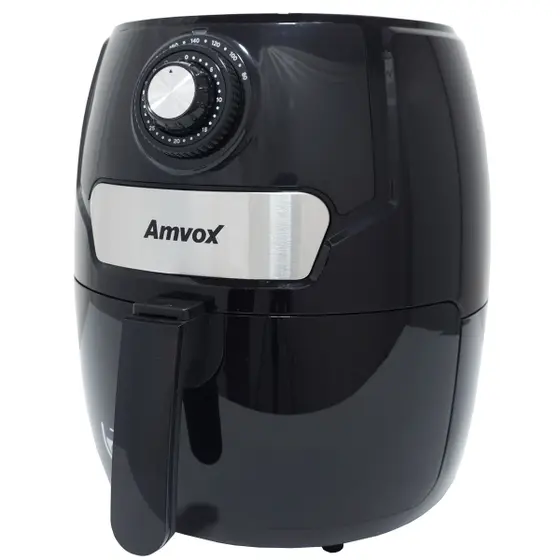 Fritadeira Elétrica Air Fryer Amvox Preta 4,5L 1400W 127V ARF 1245