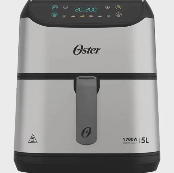 Fritadeira Elétrica Air Fryer Oster Digital Inox com Painel Touch 220V OFRT930