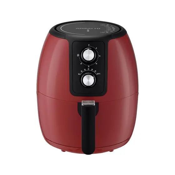 Fritadeira Elétrica Air Fryer Agratto Supremma Vermelha 3,6L 220V