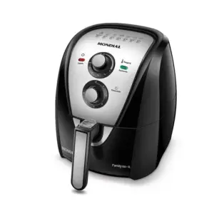 Fritadeira Elétrica Air Fryer Mondial Inox/Preta 4L 127V AFN-40-BI Fritadeira Elétrica Air Fryer Mondial Inox/Preta 4L 127V AFN-40-BI