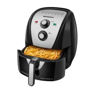 Fritadeira Elétrica Air Fryer Mondial Preto/Inox 6L 1900W 220V AFN-60-BI Fritadeira Elétrica Air Fryer Mondial Preto/Inox 6L 1900W 220V AFN-60-BI
