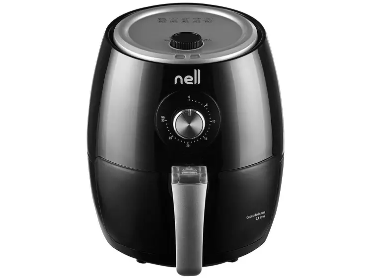Fritadeira Elétrica Air Fryer Nell Smart Preto 2,4L 110V