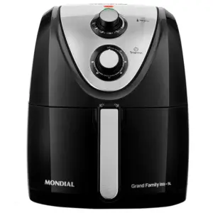 Fritadeira Elétrica Air Fryer Mondial Grand Family 5,5L com Timer 1900W AFN-5 Fritadeira Elétrica Air Fryer Mondial Grand Family 5,5L com Timer 1900W AFN-5