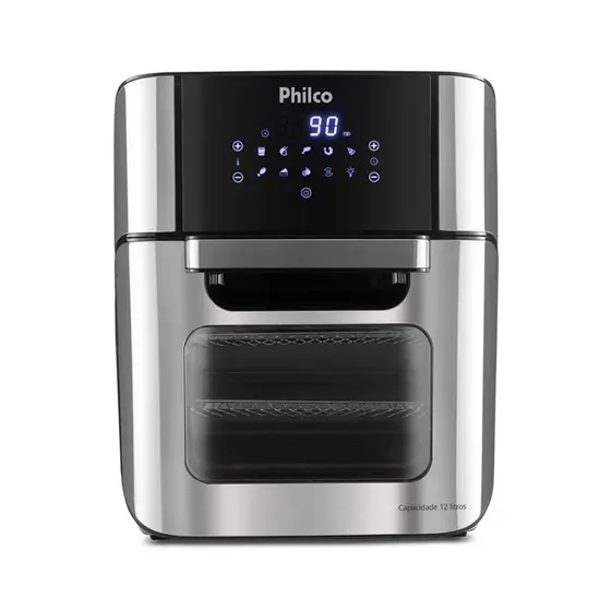 Fritadeira Elétrica Air Fryer Oven Philco Preta 12L PFR2200P