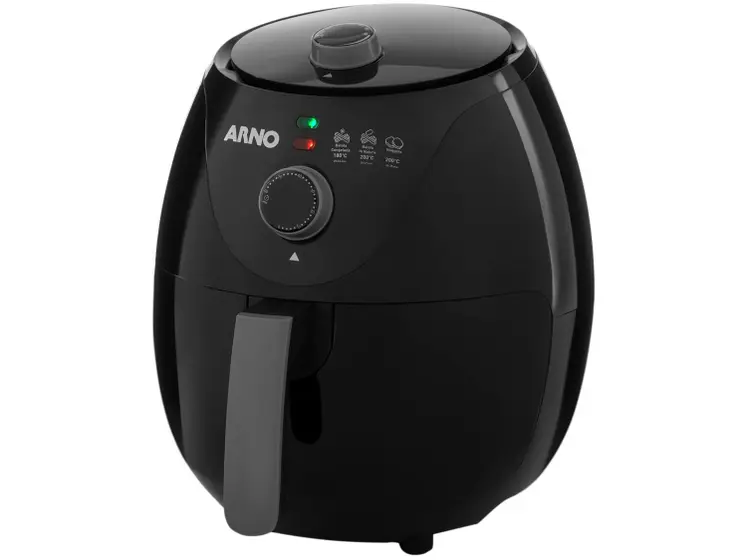 Fritadeira Elétrica Air Fryer Arno Easy Fry Preta 3,2L com Timer