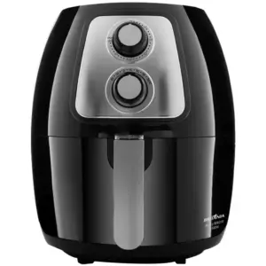 Fritadeira Elétrica Air Fryer Britânia Preta 4L com Timer BFR21P Fritadeira Elétrica Air Fryer Britânia Preta 4L com Timer BFR21P
