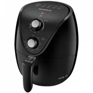 Fritadeira Elétrica Air Fryer Mondial Family Preta 3,5L com Timer AF-35-BF Fritadeira Elétrica Air Fryer Mondial Family Preta 3,5L com Timer AF-35-BF