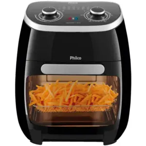 Fritadeira Elétrica Air Fryer Oven Philco 2 em 1 Preto 11L PFR2000P Fritadeira Elétrica Air Fryer Oven Philco 2 em 1 Preto 11L PFR2000P