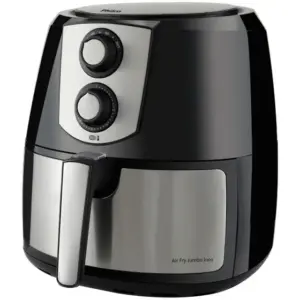 Fritadeira Elétrica Air Fryer Philco Fry Jumbo Inox/Preto 5,5L com Timer Fritadeira Elétrica Air Fryer Philco Fry Jumbo Inox/Preto 5,5L com Timer