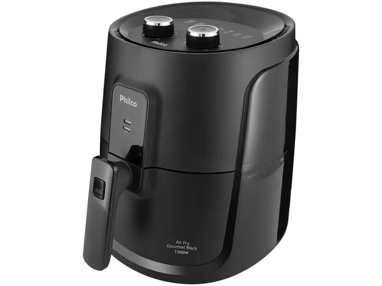 Fritadeira Elétrica Air Fryer Philco Gourmet Black Preto 4L PFR15P