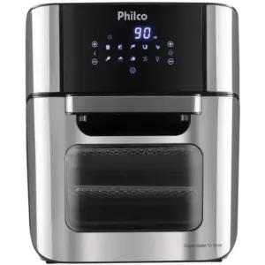 Fritadeira Elétrica Air Fryer Oven Philco Preto 3,5L com Forno e Timer PFR2200P Fritadeira Elétrica Air Fryer Oven Philco Preto 3,5L com Forno e Timer PFR2200P