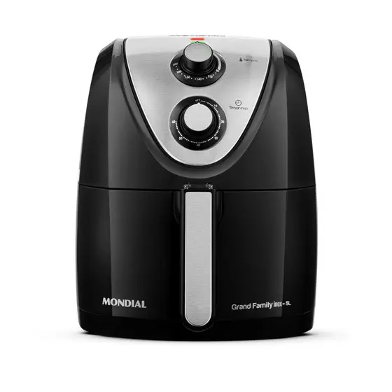 Fritadeira Elétrica Air Fryer Mondial Preta 5L 127V AFN-50-BI