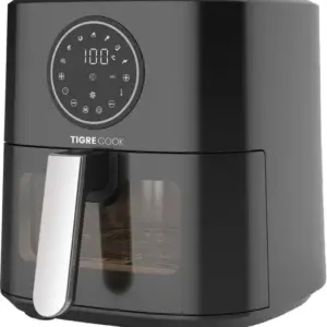 Fritadeira Elétrica Air Fryer Tigre Cook Preta 5L 220V AFT05001C Fritadeira Elétrica Air Fryer Tigre Cook Preta 5L 220V AFT05001C