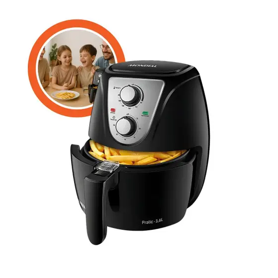 Fritadeira Elétrica Air Fryer Mondial Praticidade 110V AF36