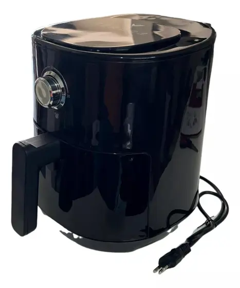 Fritadeira Elétrica Air Fryer YQ Preto 6L 1800W 127V