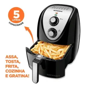 Fritadeira Elétrica Air Fryer Mondial 5L Fritadeira Elétrica Air Fryer Mondial 5L