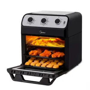 Fritadeira Elétrica Air Fryer Ovenfryer Midea Preto 12L 220V FFA20P2 Fritadeira Elétrica Air Fryer Ovenfryer Midea Preto 12L 220V FFA20P2