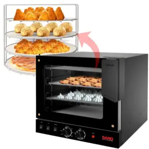 Forno Elétrico Turbo Rotativo Saro 2 em 1 220V FTR22 Forno Elétrico Turbo Rotativo Saro 2 em 1 220V FTR22