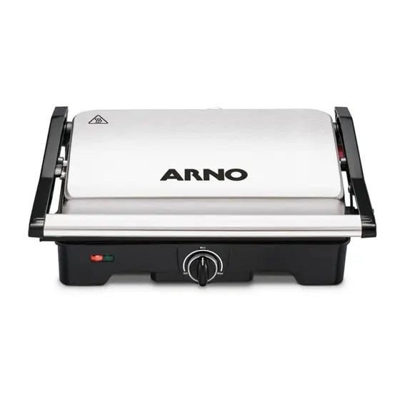 Grill Elétrico Arno Dual GNOX