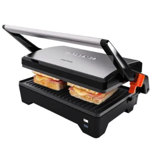 Grill Elétrico Cadence Chapa Firme Inox 220V GRL621-220