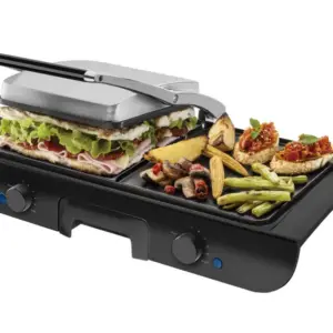 Grill Elétrico Cadence Sapore Retangular com Coletor de Gordura 1500W Grill Elétrico Cadence Sapore Retangular com Coletor de Gordura 1500W