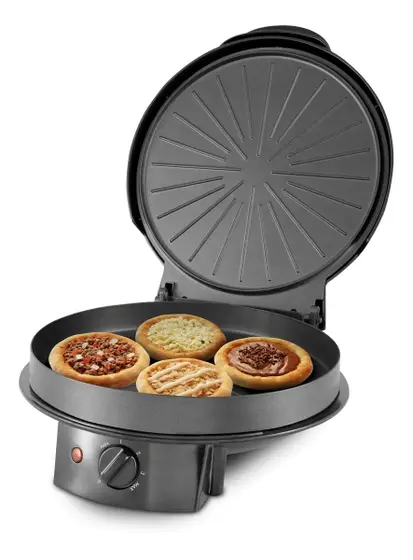 Grill Elétrico Britânia Dual Multiuso Preto 1500W 220V