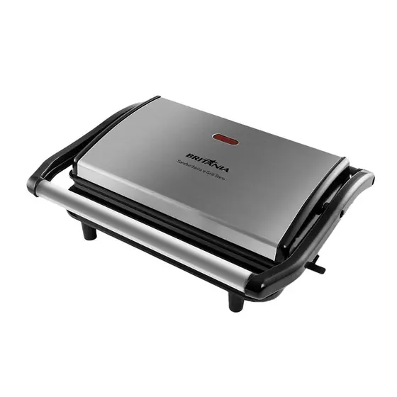Grill e Sanduicheira Britânia Press 850W 220V BGR27I