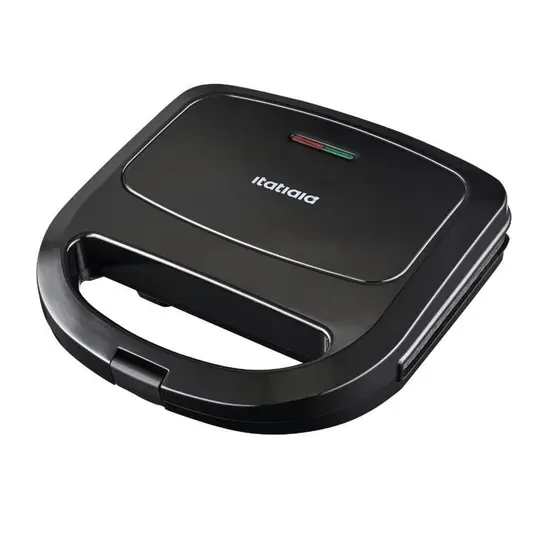 Grill e Sanduicheira Elétrica Itatiaia Essencial Preto 127V