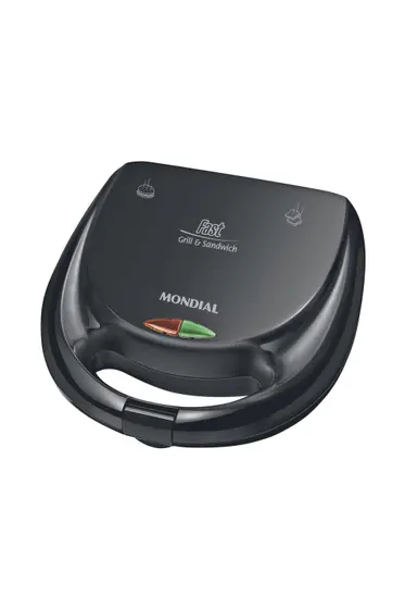 Grill e Sanduicheira Mondial Fast Grill Preta 750W 220V S12