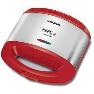 Sanduicheira Grill Mondial Inox Red S-19 Sanduicheira Grill Mondial Inox Red S-19