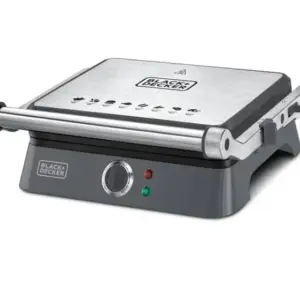 Grill Elétrico Black+Decker Gourmand Gris com Abertura 180° 127V G1400 Grill Elétrico Black+Decker Gourmand Gris com Abertura 180° 127V G1400