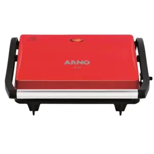 Grill Elétrico Arno Uno Compacto com Antiaderente e Luz Piloto 760W Grill Elétrico Arno Uno Compacto com Antiaderente e Luz Piloto 760W