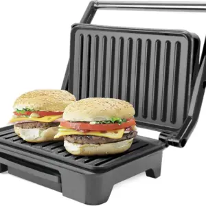 Grill Sanduicheira Elétrico Mallory Asteria Compact Multifunção Inox Grill Sanduicheira Elétrico Mallory Asteria Compact Multifunção Inox